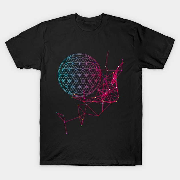 Flower Of Life T-Shirt by melostore